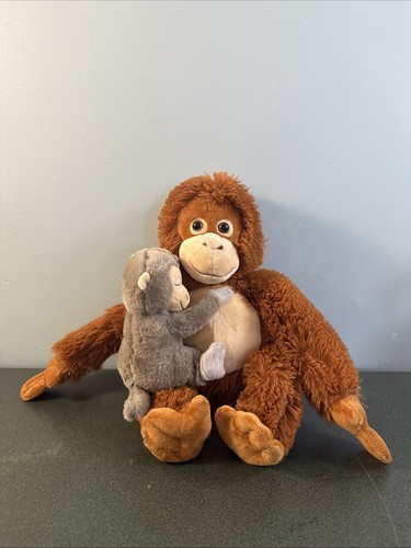 Plush baby orphaned macaque - plush,