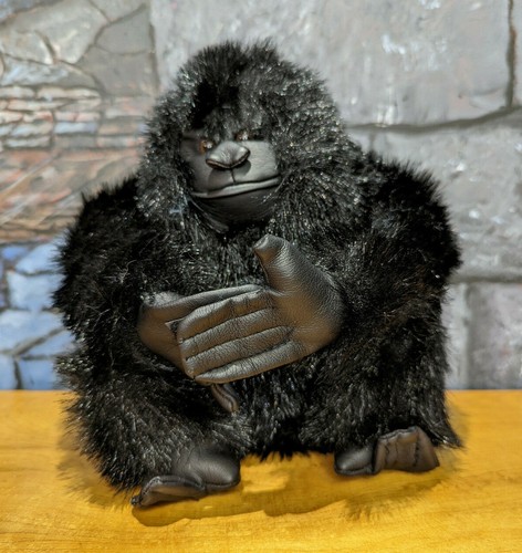 Novelty black gorilla plush - black,