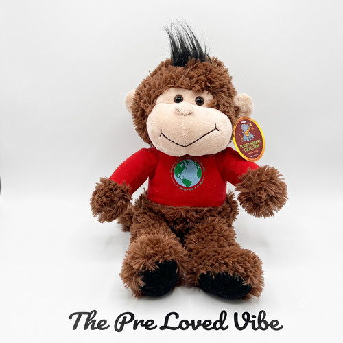 Calplush brown smiling monkey - brown,